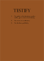 TESTIFY - A Giant Patriot